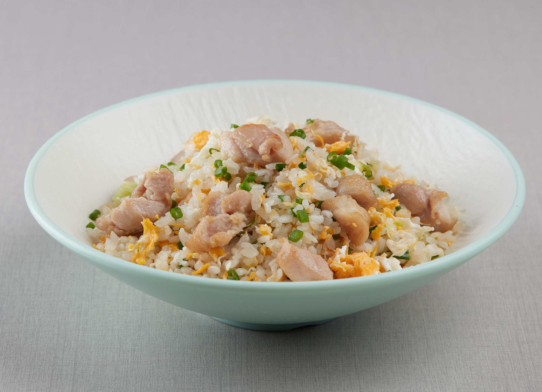 Diced Chicken Egg Fried Rice
