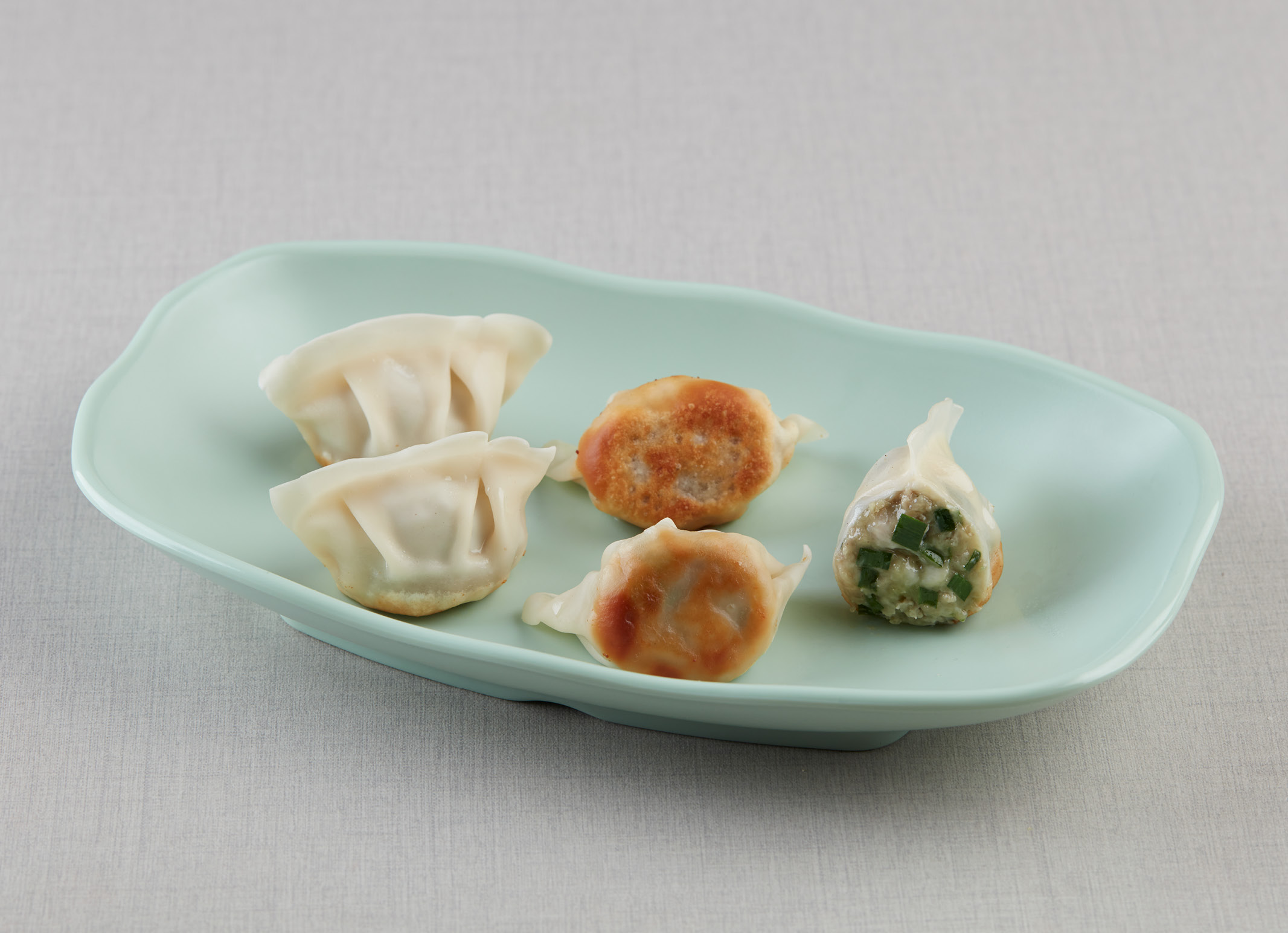 Pan-fried Pork and Chives Dumpling